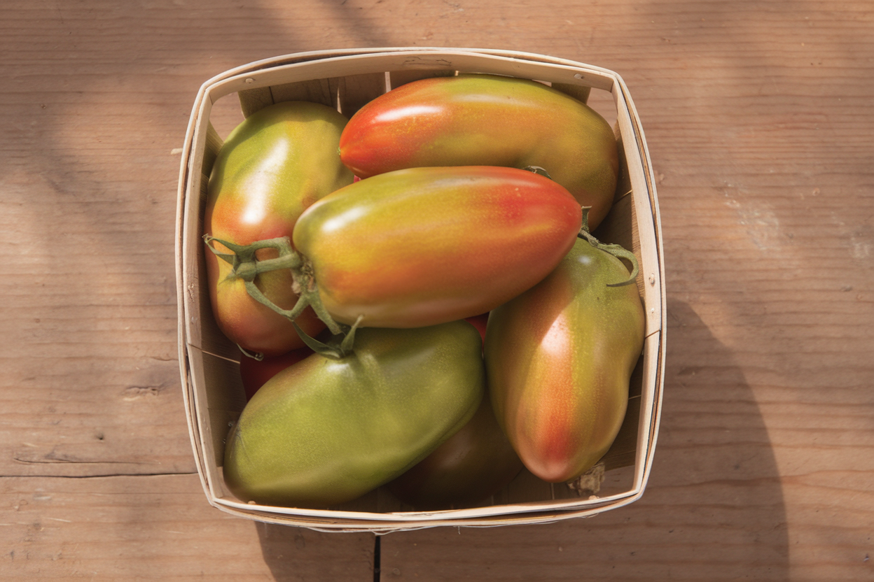 Organic Lucky Tiger tomato seeds, ideal for healthy home gardening