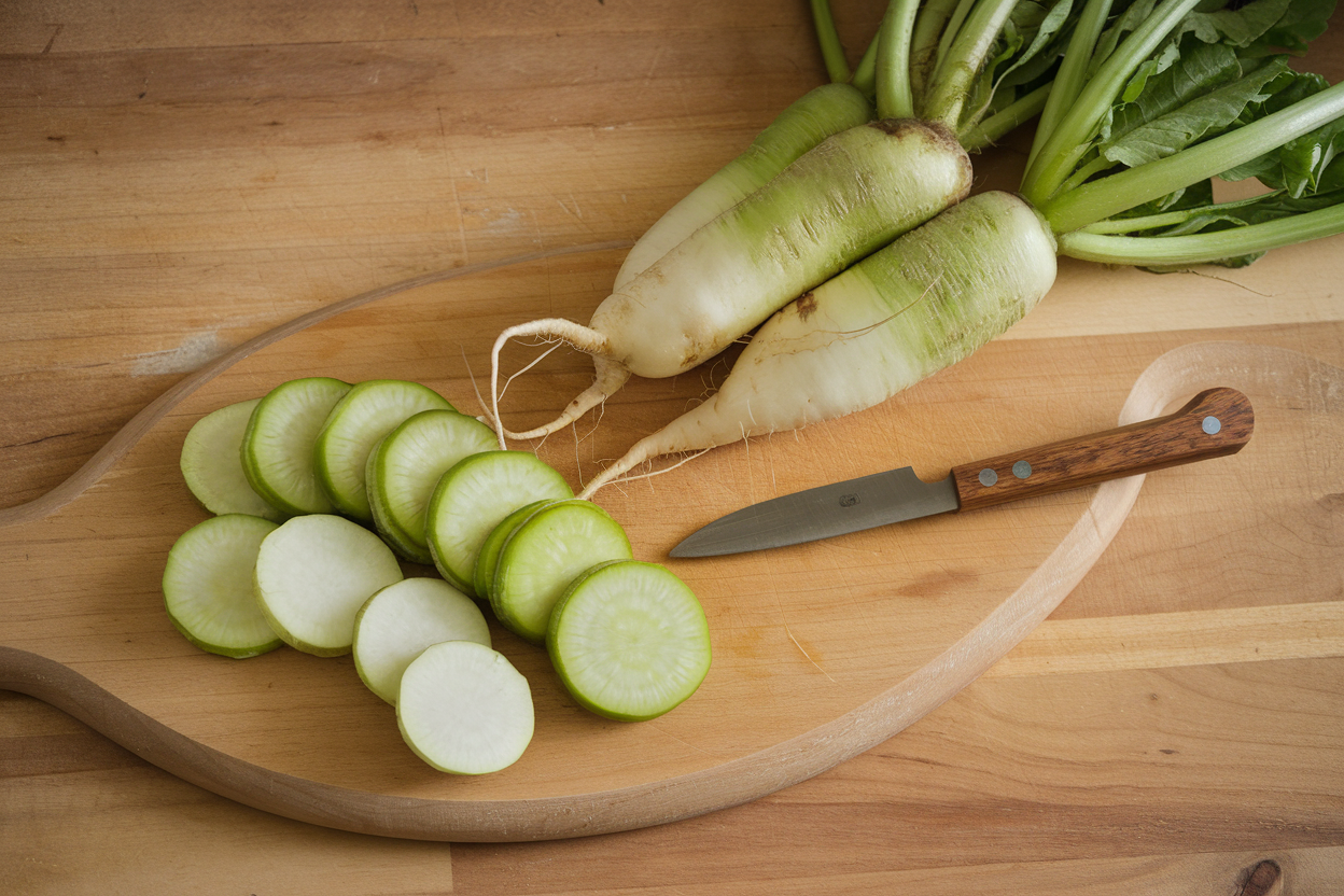 Organic Green Luobo radish seeds, perfect for enhancing garden health and diversity