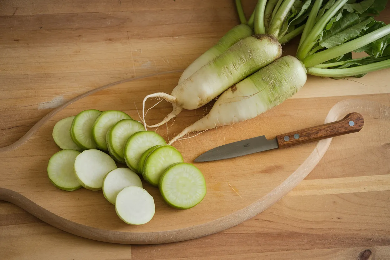 Organic Green Luobo radish seeds, perfect for enhancing garden health and diversity