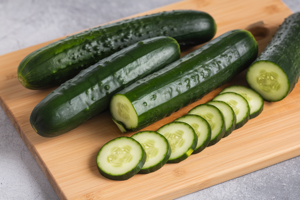 Organic Corinto cucumber seeds, ideal for cultivating robust and healthy cucumbers in home gardens.