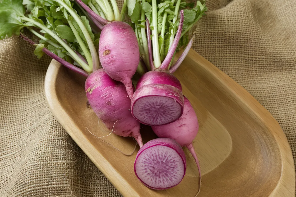 High-quality organic F1 radish seeds, ideal for enhancing garden soil health and yield