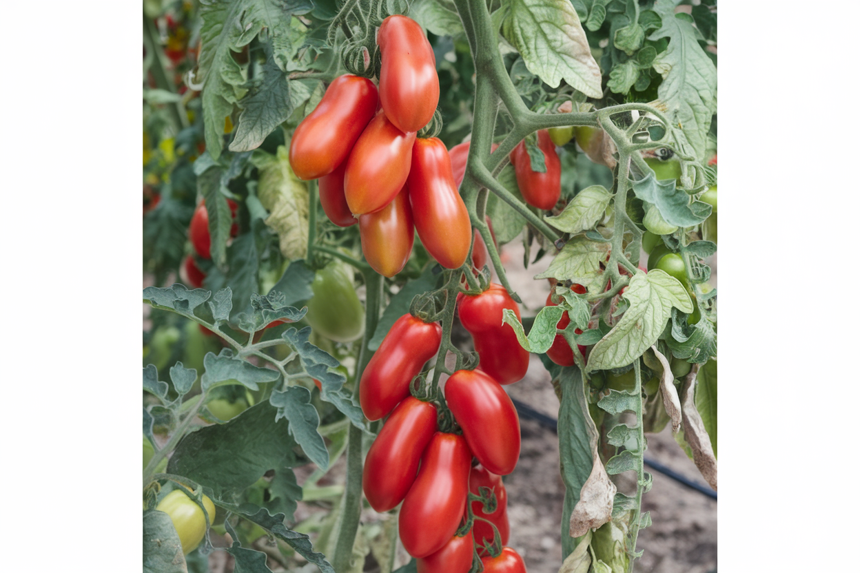 Organic Pozzano tomato seeds, ideal for growing robust and healthy tomatoes at home