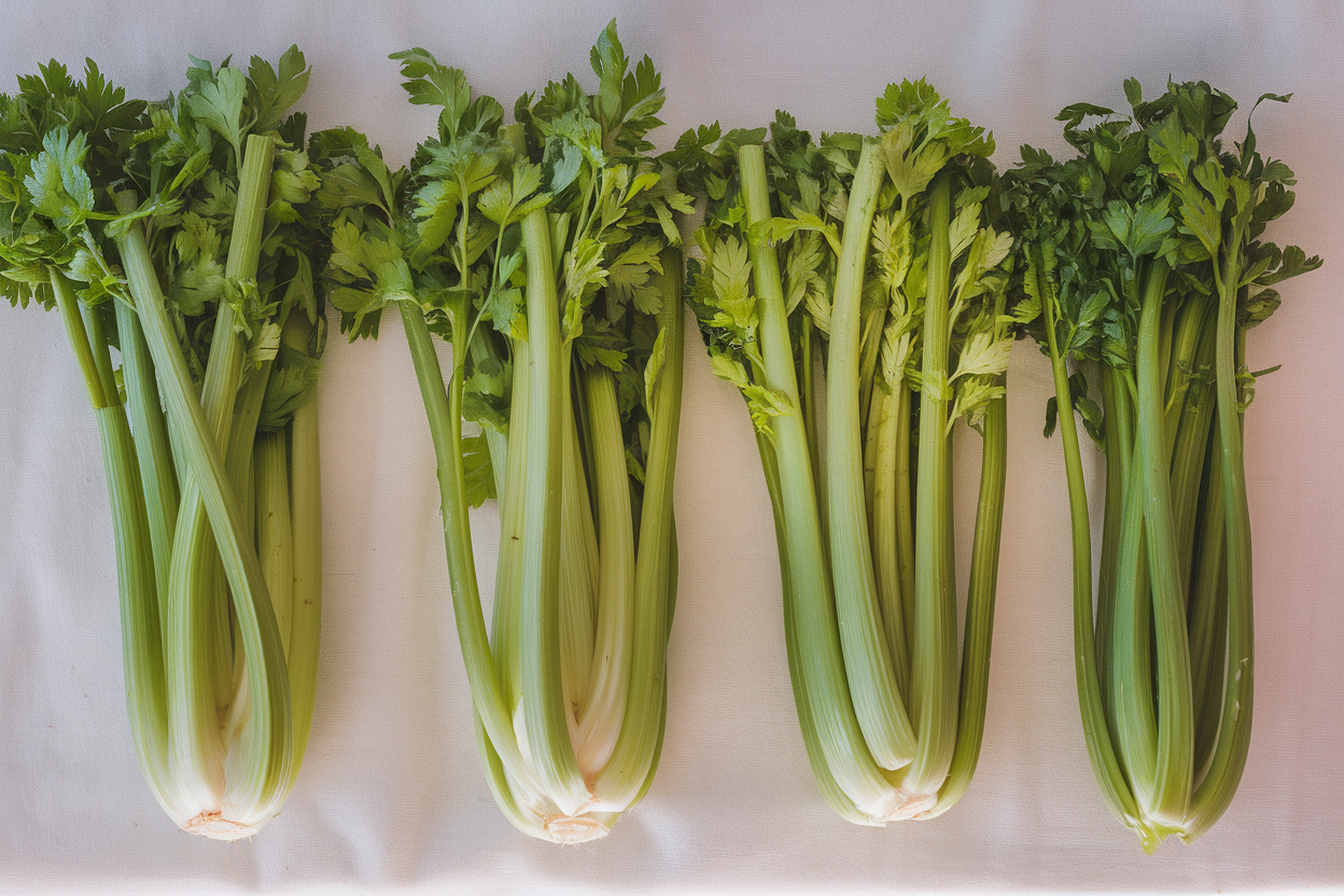 Organic pelleted celery seeds, ideal for gardeners seeking robust and healthy growth