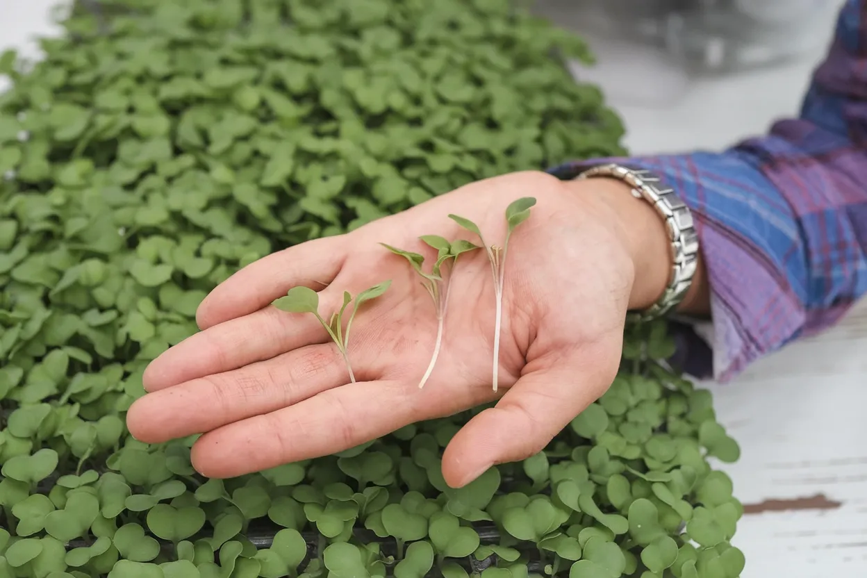 Organic Red Russian kale seeds, ideal for growing healthy and nutritious microgreens at home