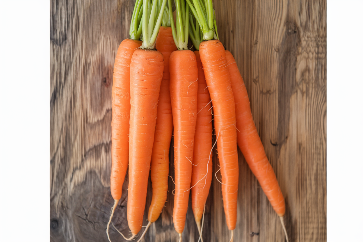 Organic F1 carrot seeds, perfect for enhancing soil and garden health