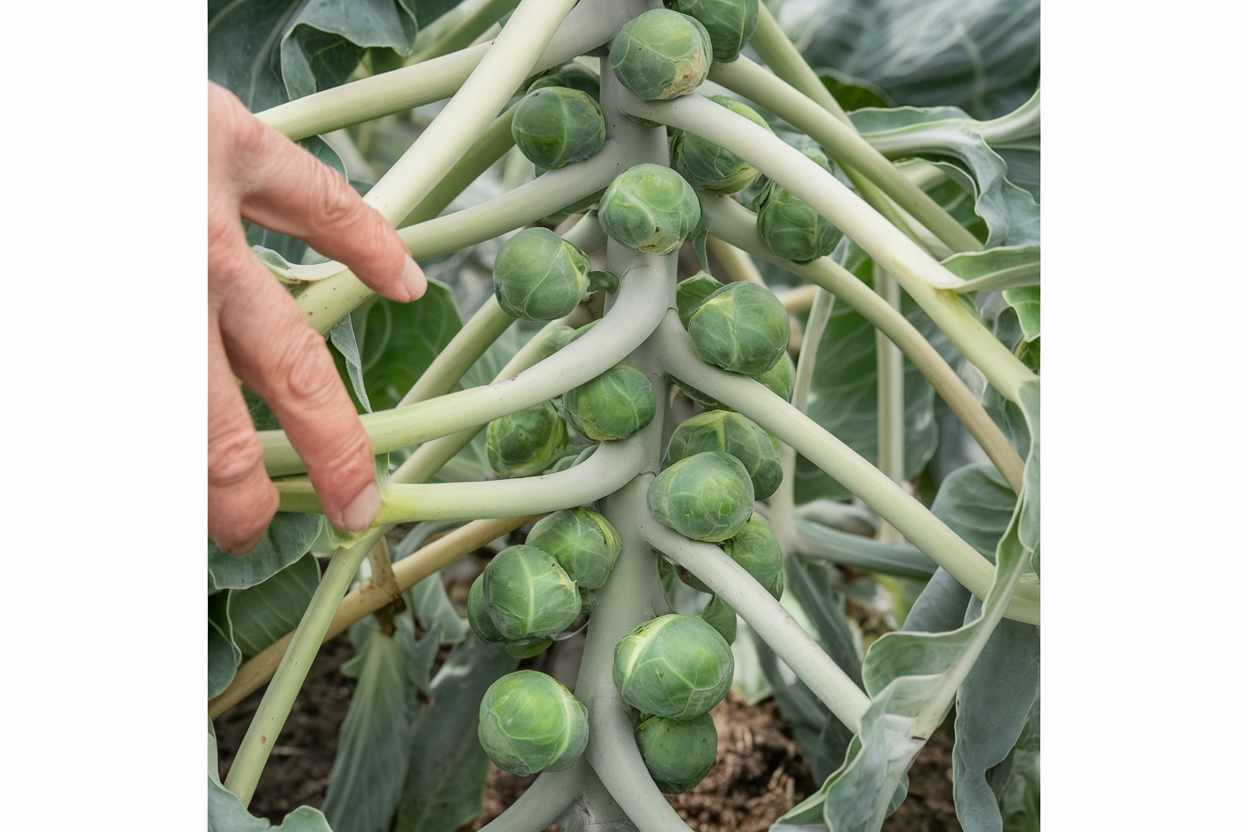 Organic Brussels sprout seeds ideal for growing nutritious sprouts in home gardens