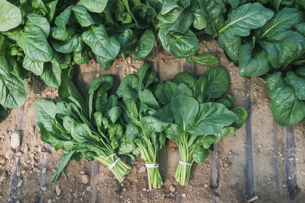 Organic Flamingo Improved spinach seeds, perfect for growing nutritious greens