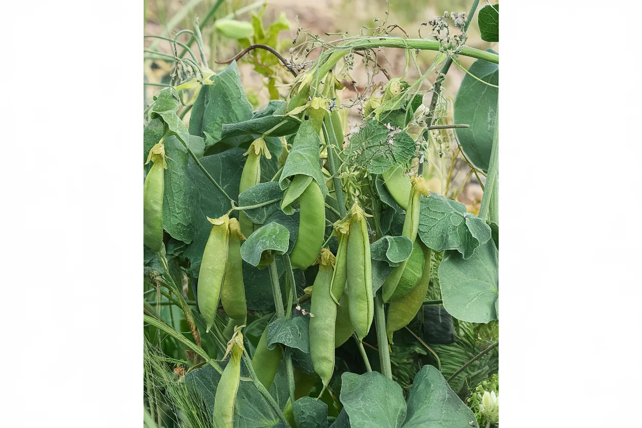 Organic Feisty Pea Seeds, ideal for enhancing garden health and sustainability