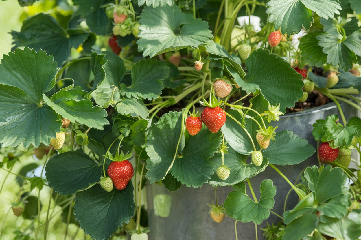 Organic Elan strawberry seeds, perfect for growing lush strawberries in home gardens