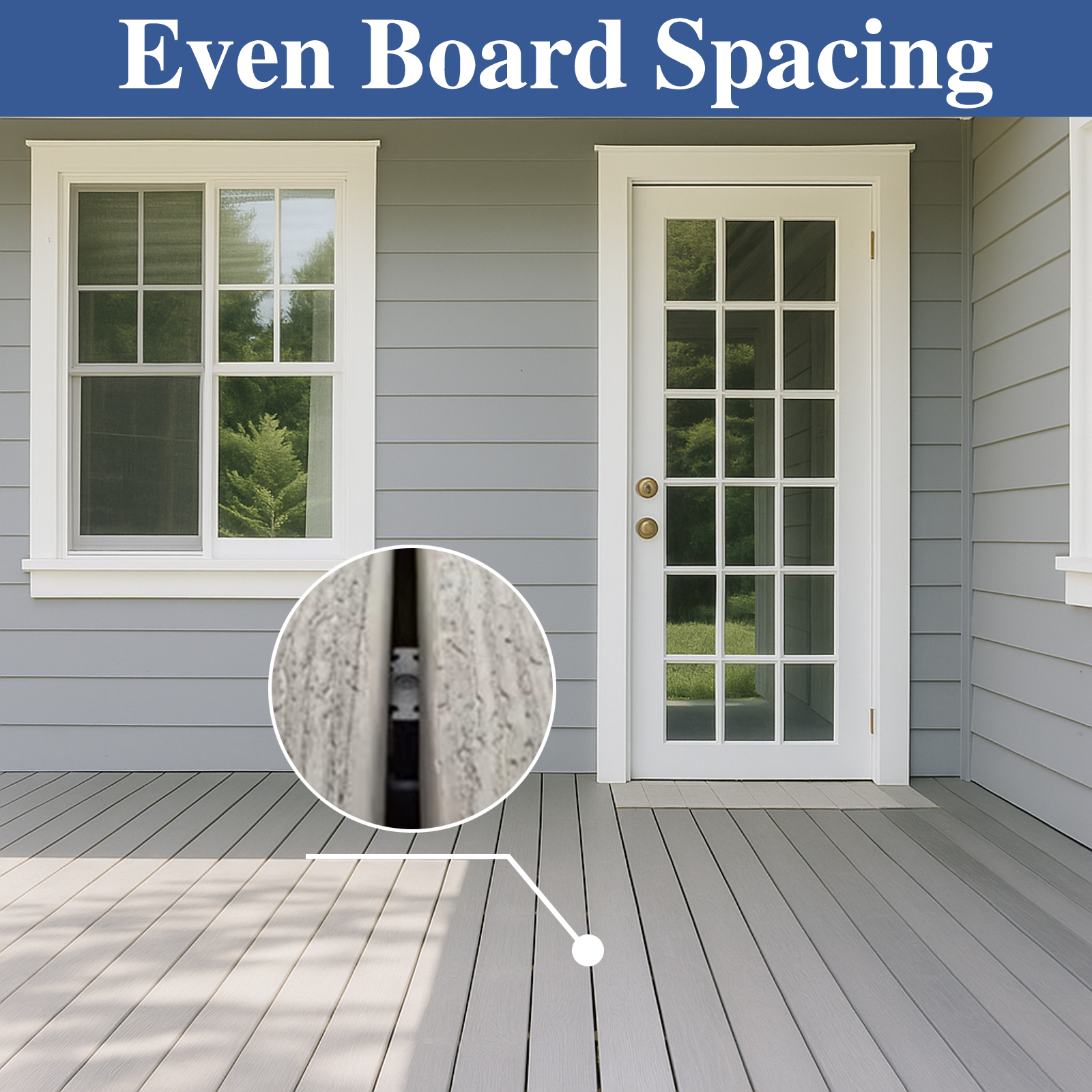 Emayuu 100 PCS Hidden Deck Fasteners for Composite Decking Board,Composite Deck Clips & Plastic Hidden Fasteners with Metal Screws & 2pcs torx bits,Universal Plastic Clips for Deck Boards DE06