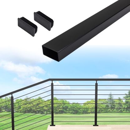 Hetus 4' Stainless Steel Rectangle Handrail H-BB