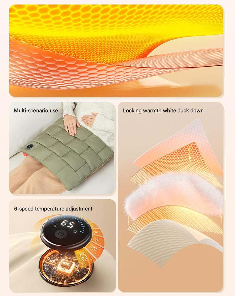 Portable Graphene Down Hand Warmer Bag