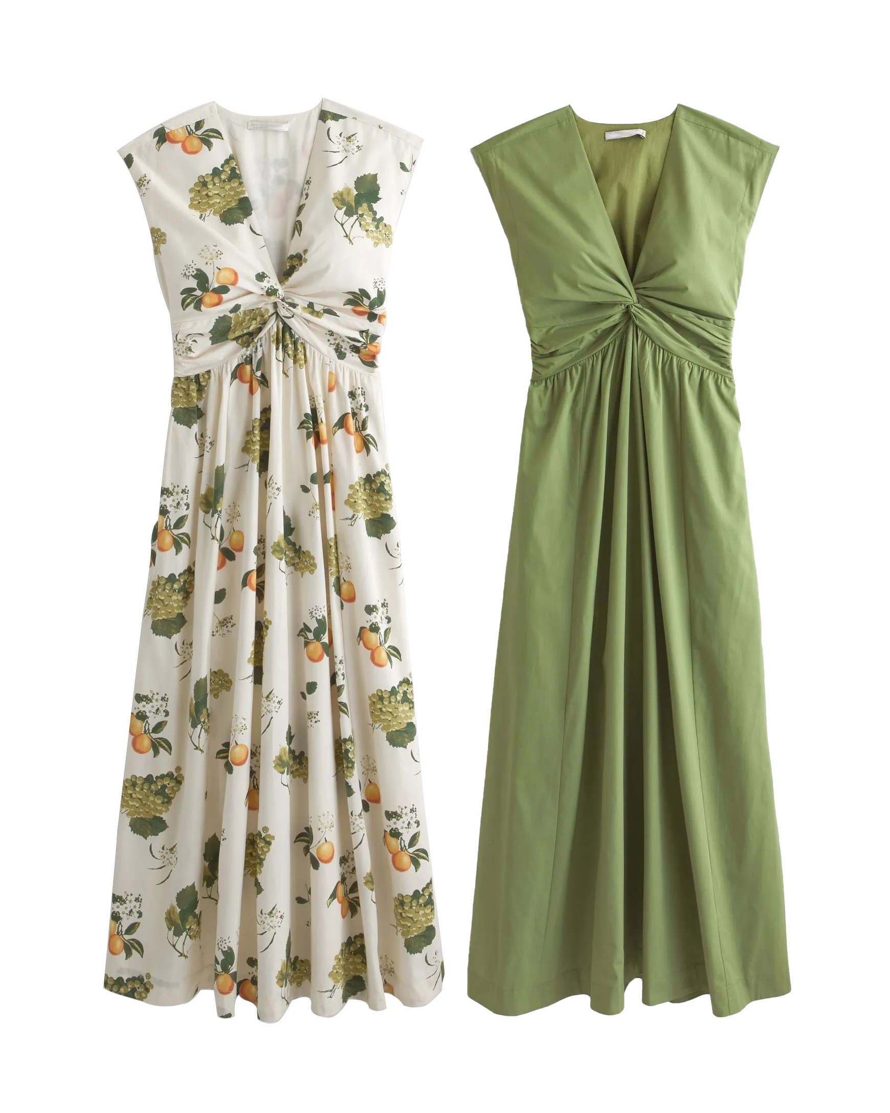 Twist-Front Maxi Dress (Buy 2 Free Shipping)