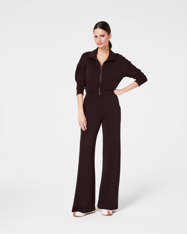 AirEssentials Long Sleeve Wide Leg Jumpsuit (Buy 2 Free Shipping)