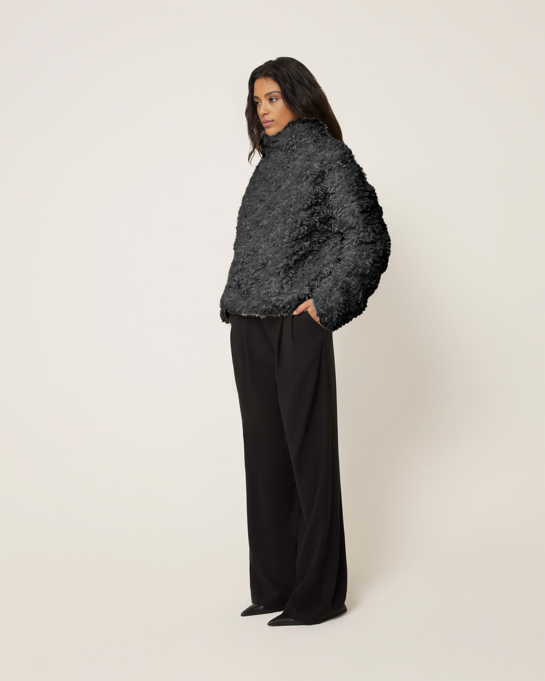 Kylie Shaggy Faux Fur Pullover(BUY 2 FREE SHIPPING)