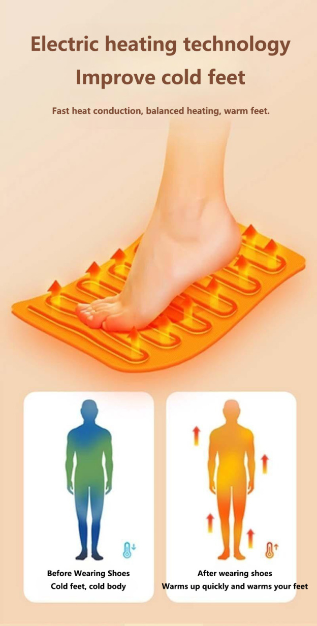 Smart Rechargeable Heated Snowshoes