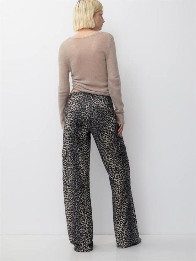 Leopard Print Cargo Jeans(Buy 2 Free Shipping)