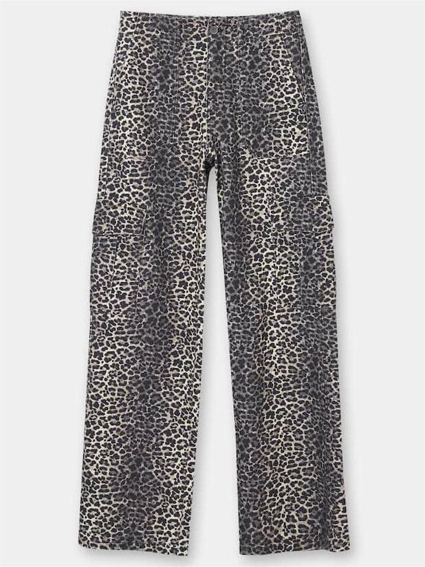 Leopard Print Cargo Jeans(Buy 2 Free Shipping)