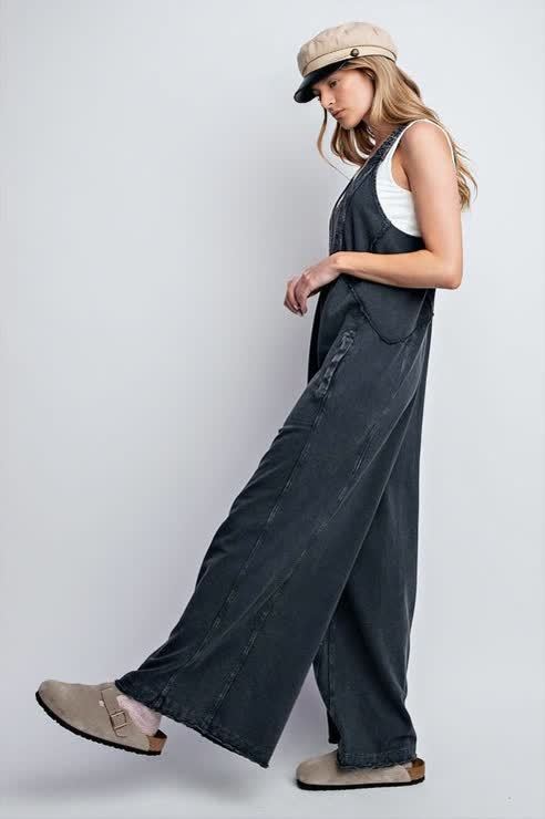 Relaxed Fit Wide Leg Jumpsuit(Buy 2 Free Shipping)