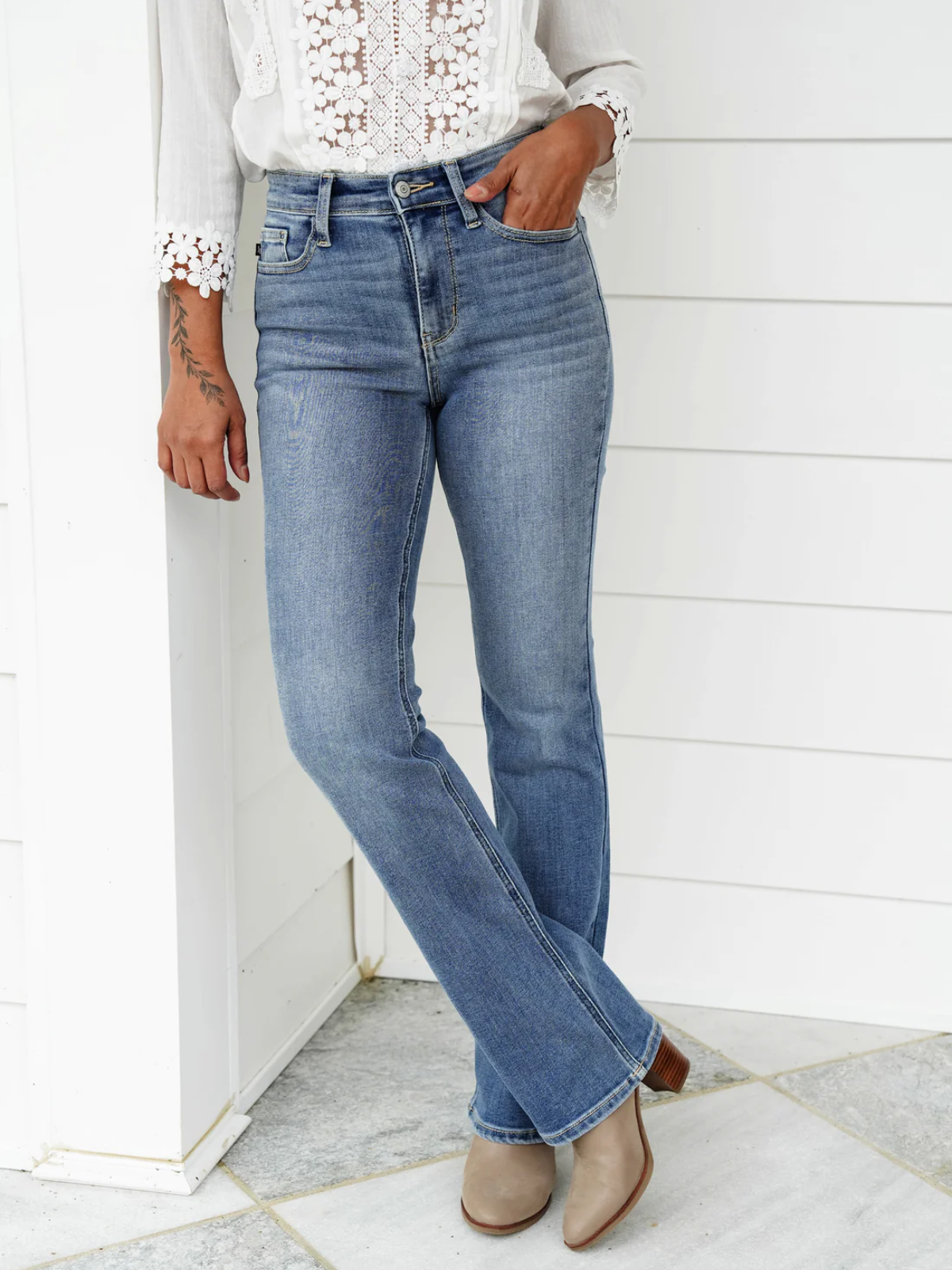 New Holy Grail Tummy Control Bootcut Jeans (Buy 2 Free Shipping)
