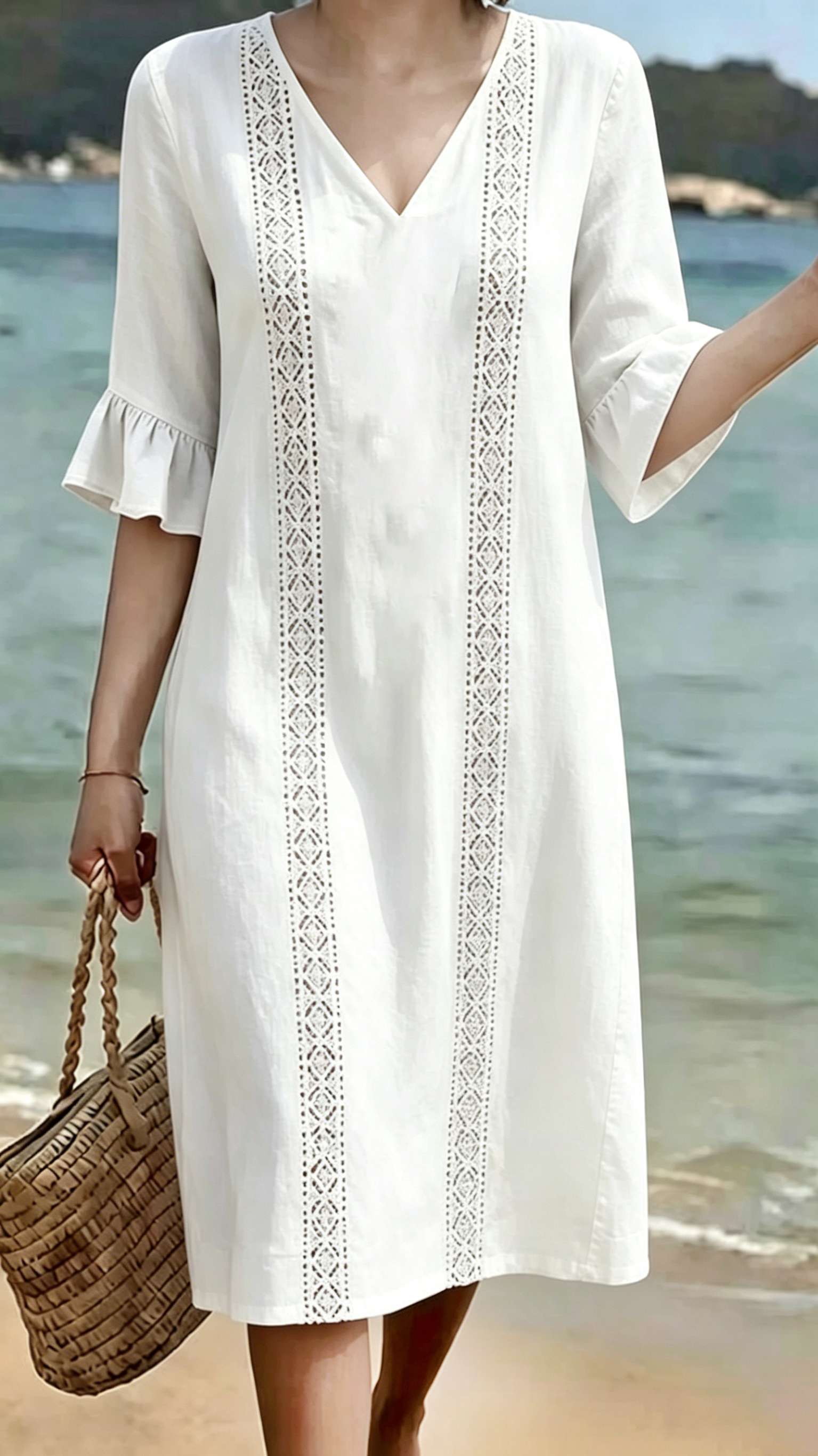 Women's French-Style Laid-back Bohemian Dress