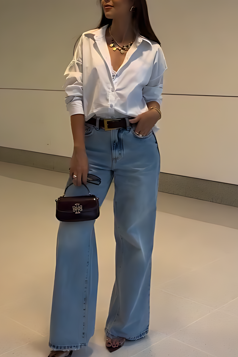 Women's Loose-Fit Straight-Leg Jeans