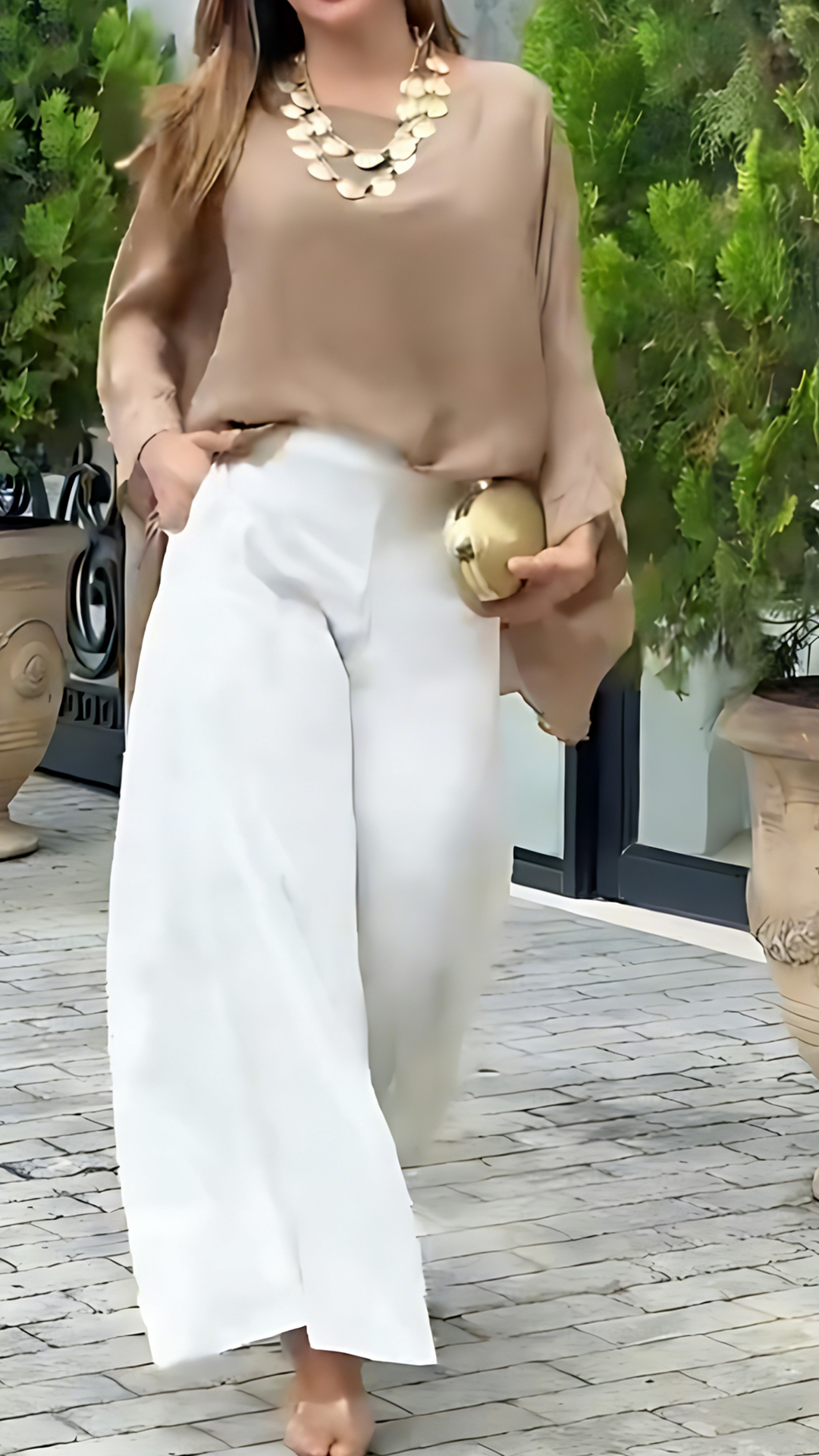 ⏰ LAST DAY SAVE 50%🔥Women's casual solid color loose wide-leg pants