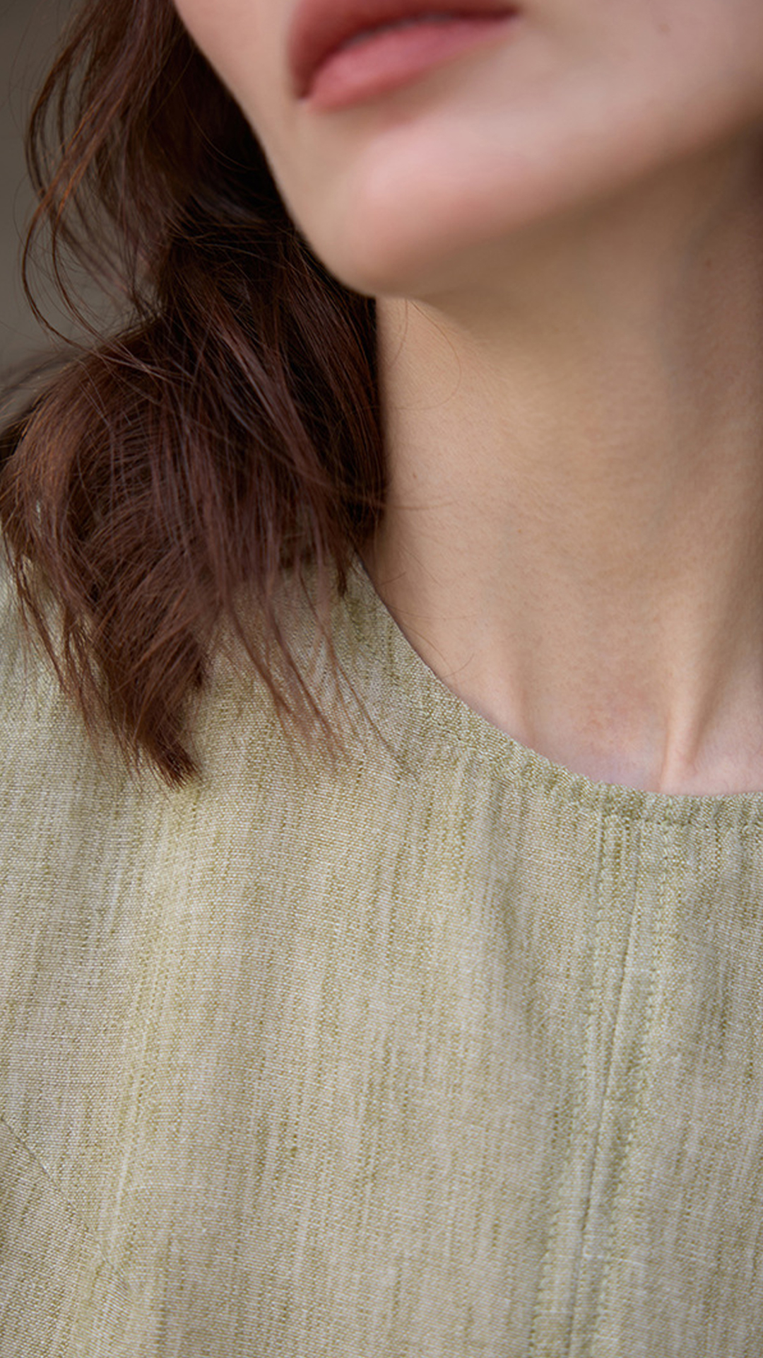 Women's Pure Linen Sleeveless Tie-Front Loose Top
