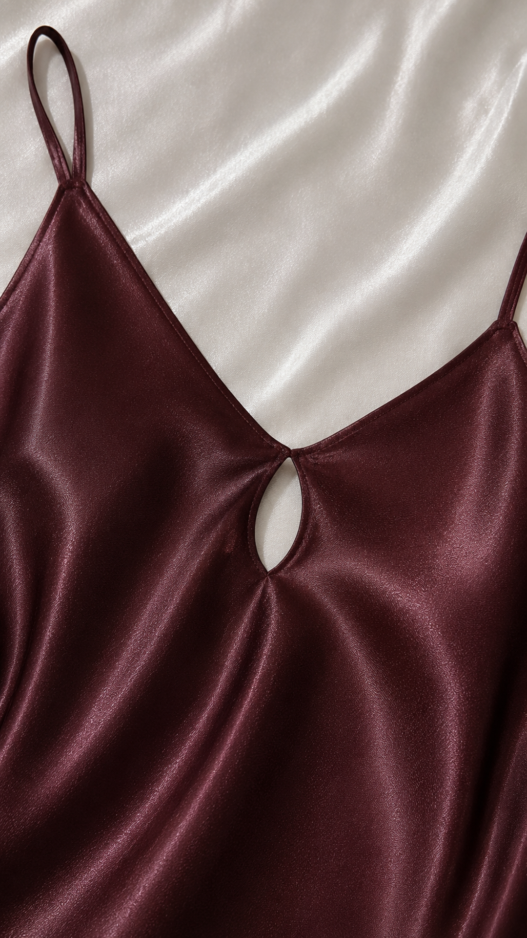 Mouchica V Neck Satin Slip Maxi Dress Women Elegant Daily Office Dress