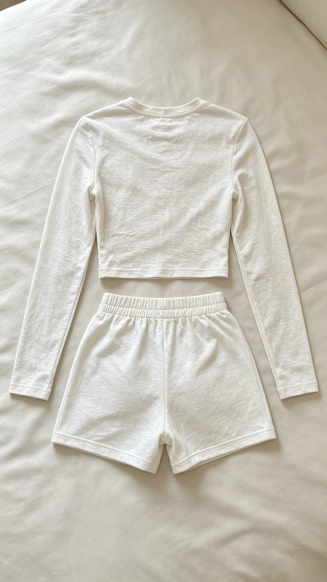 American Minimalist Casual Sports Shorts Set