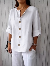 Women's V-Neck Casual Shirt
