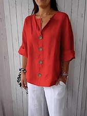 Women's V-Neck Casual Shirt