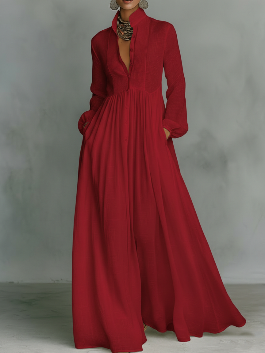 Women's Elegant and Romantic Vacation Maxi Dress