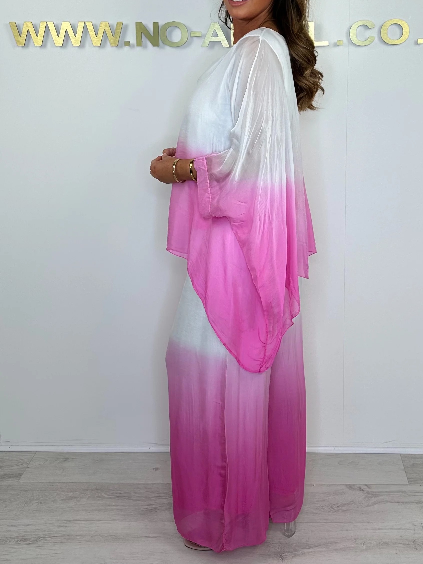 Silk Mix Dip Dye Floaty Two Piece Set (Buy 2 Free Shipping)