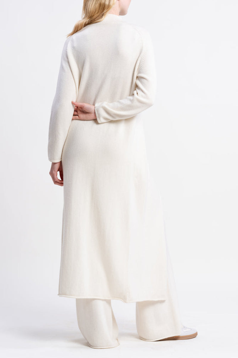 Elegant Longline Knit Split-Front Top & Wide-Leg Pants Two-Piece Set (Buy 2 Free Shipping)