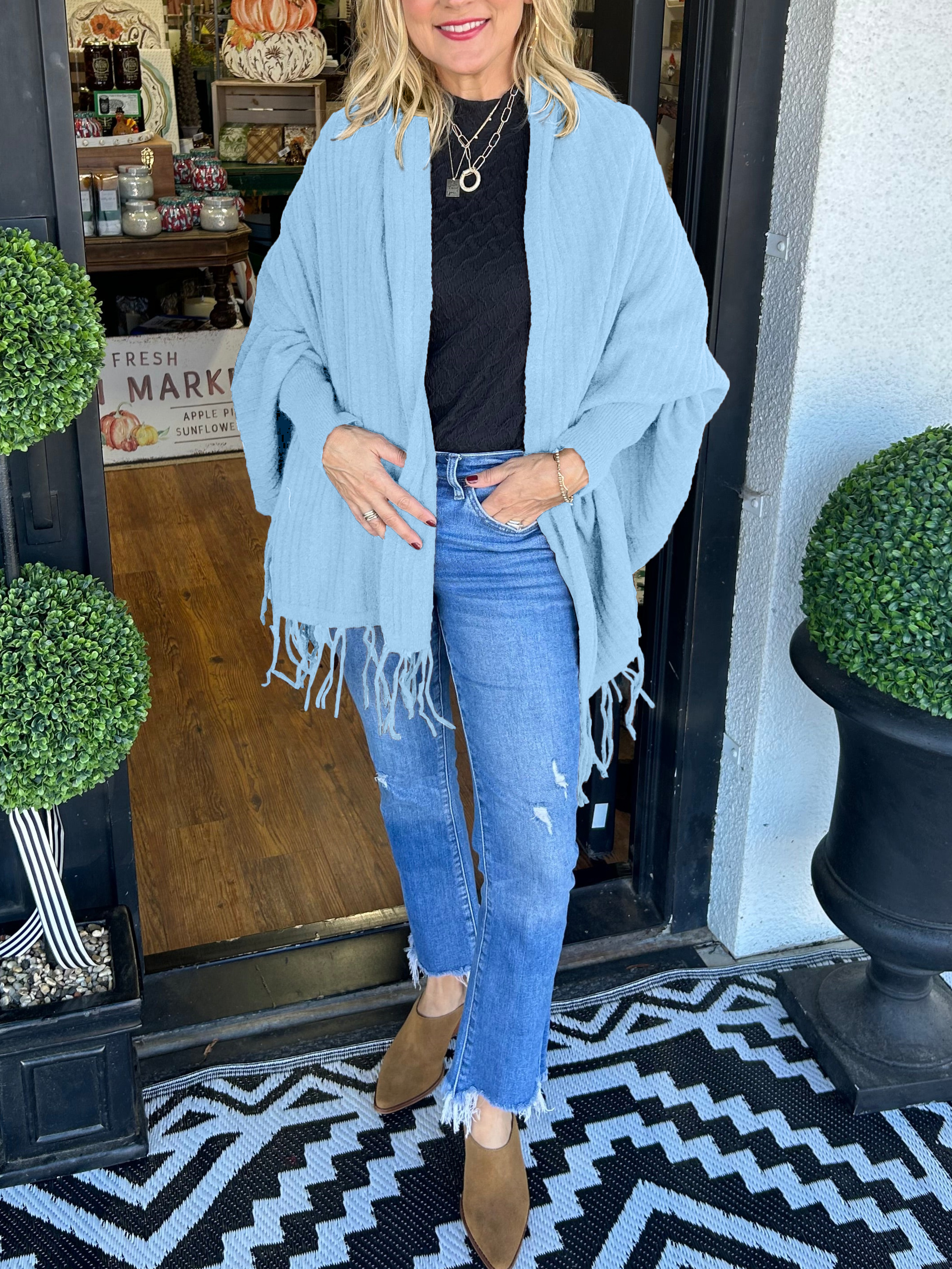 New Women's Tassel Cardigan Wrap (Buy 2 Free Shipping)