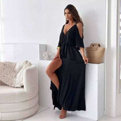 High Waist Maxi Dress (Buy 2 Free Shipping)