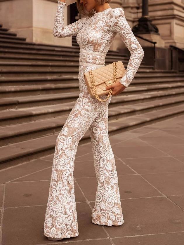 Elegant Lace Jumpsuit