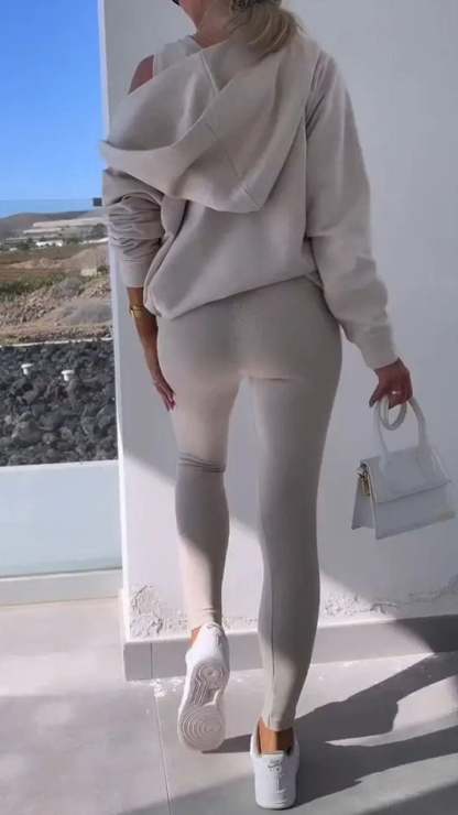 Hooded Cardigan Sweatshirt Three-piece Set (Buy 2 Free Shipping)