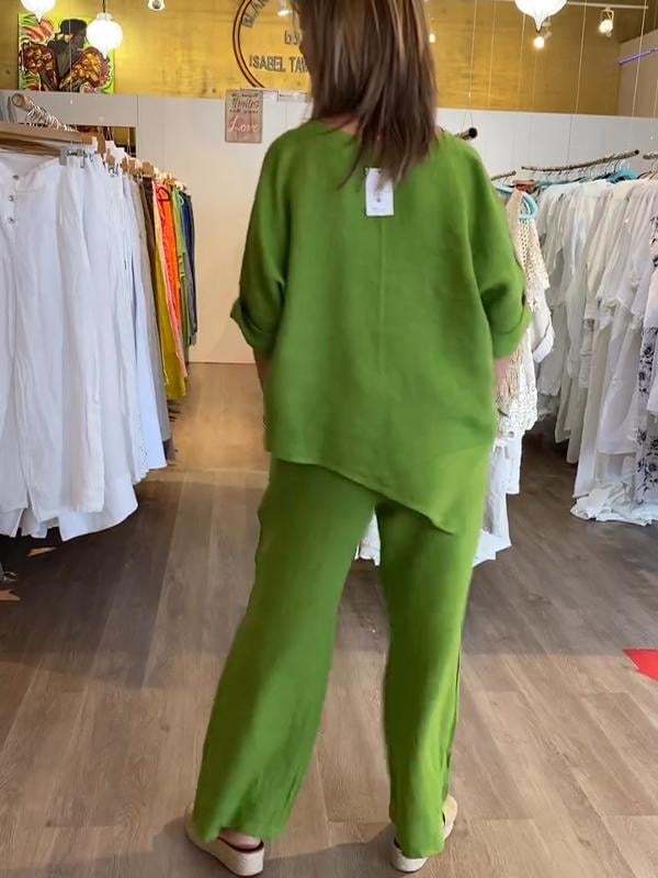 Last Day Promotion🔥Women's Linen Casual Suit(Buy 2 Free Shipping)