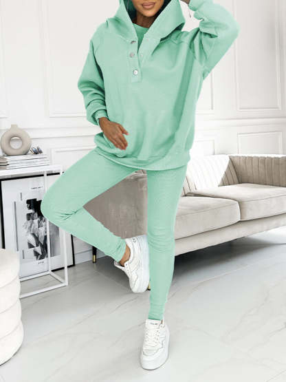 Hooded Casual and Comfortable Sweatshirt Suit