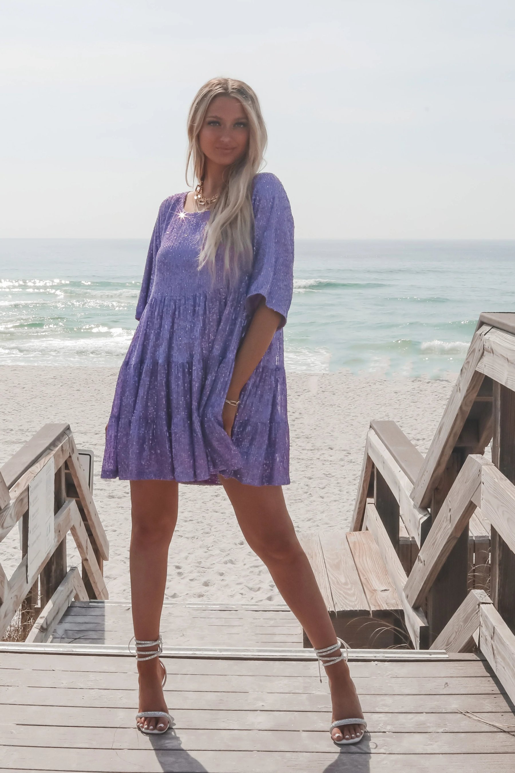 2024 Hot Sale✨Sequin Baby Doll Dress❤️Buy 2 Free Shipping