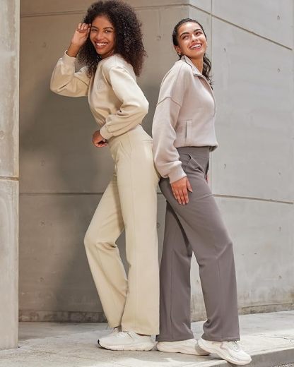 Wide Leg Yoga Pants High Waist with Pockets (Buy 2 Free Shipping)