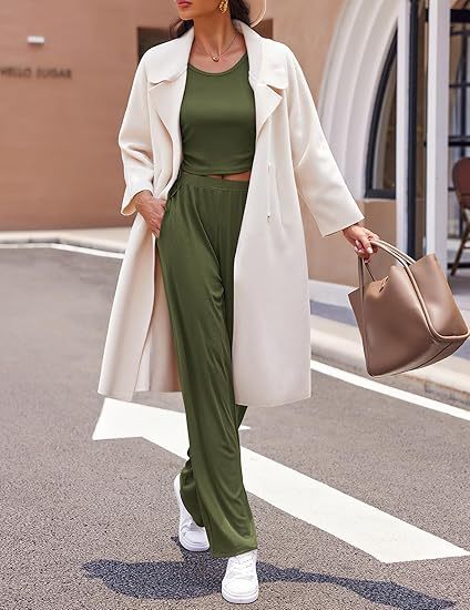 3 Piece Cardigan Lounge Set  (Buy 2 Free Shipping)