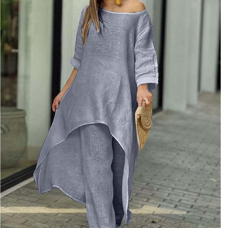 Last Day Promotion 49% OFF🔥Linen Fashionable Casual Suit(Buy 2 Free Shipping)