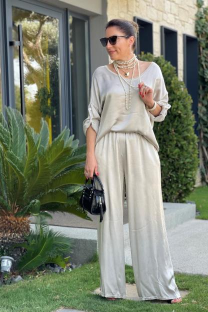 Elegant Satin Two-piece Set (Buy 2 Sets Free Shipping)