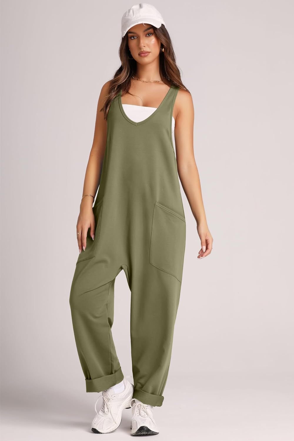 Sleeveless Baggy Harem Jumpsuits (Buy 2 Free Shipping)