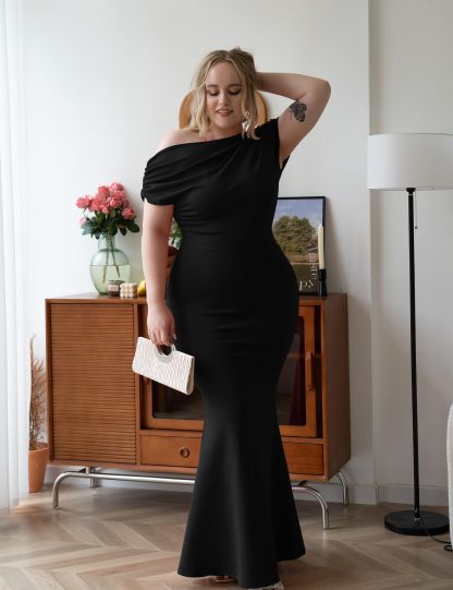 Elegant Off Shoulder Bodycon Long Party Evening Dress (Buy 2 Free Shipping)