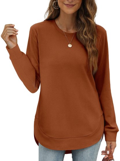 New Women's High Low Curved Hem Tops (Buy 2 Free Shipping)