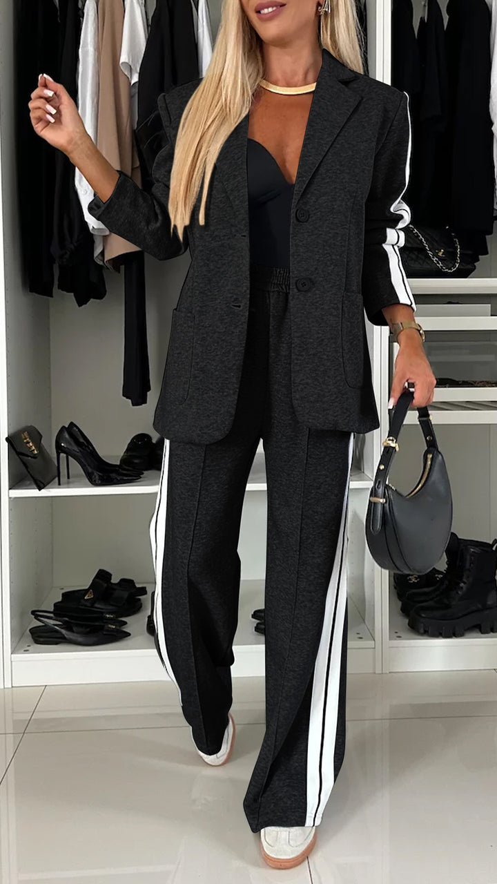 Lapel Long Sleeve Casual Suit (Buy 2 Free Shipping)